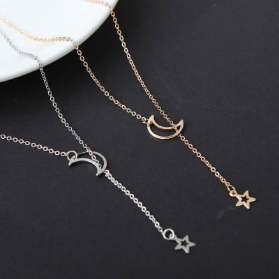 Picture of Korean Girls Ins Pearl Necklace Clavicle Chain