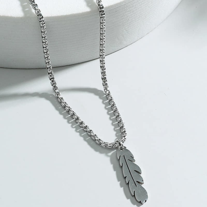 Picture of Fashionable Chain Locket for Men - Silver