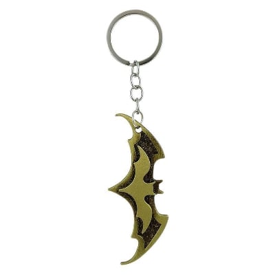 Picture of Hero’s Edge: Premium Metal Bat Keychain for Superfans - Gold