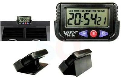 Picture of All-in-One Compact Digital Clock Timer with Stopwatch and Large Screen - Black