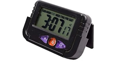 Picture of All-in-One Compact Digital Clock Timer with Stopwatch and Large Screen - Black