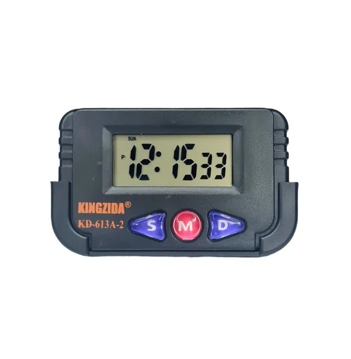 Picture of All-in-One Compact Digital Clock Timer with Stopwatch and Large Screen - Black