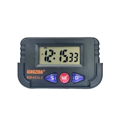 Picture of All-in-One Compact Digital Clock Timer with Stopwatch and Large Screen - Black