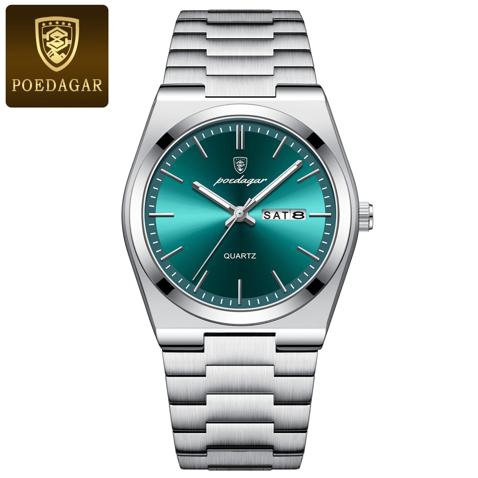 Picture of Premium Leather Band Watch with Golden Accents and Roman Numerals