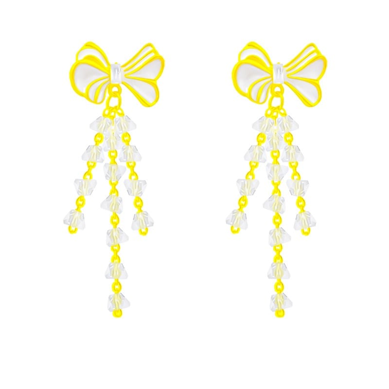 Picture of Vintage French Style Pearl Earrings Set with Resin C-Shaped Hoops and Butterfly Studs for Women - White