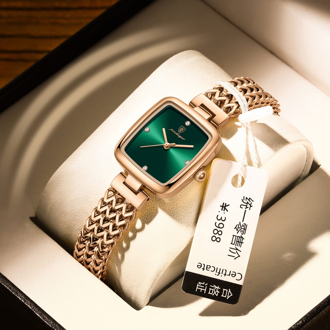 Picture of New Ladies Wrist Watch for Girls - Fashionable And Stylish Timepiece - Green
