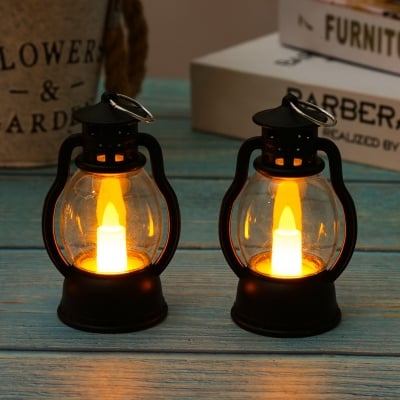 Picture of Hurricane Wall Hanging Led String Light Holder For Wall Home, Lobby, Drawing Room, Living Room, Bedroom, Restaurant, Wall Decor - Black