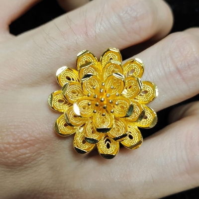 Picture of Exclusive Design Finger Ring For Women - Finger Ring - Ring S - Gold