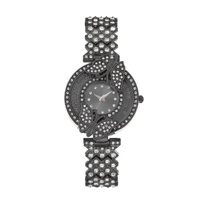 Picture of Buterfly Luxury Fashion Stainless Steel Imported Wuartz Movement Ladies Wristwatch For Women