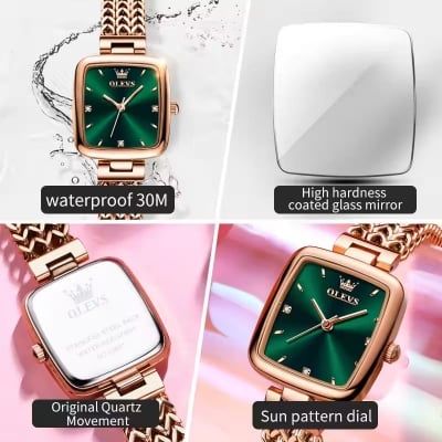 Picture of Girls Watch in Green New Style