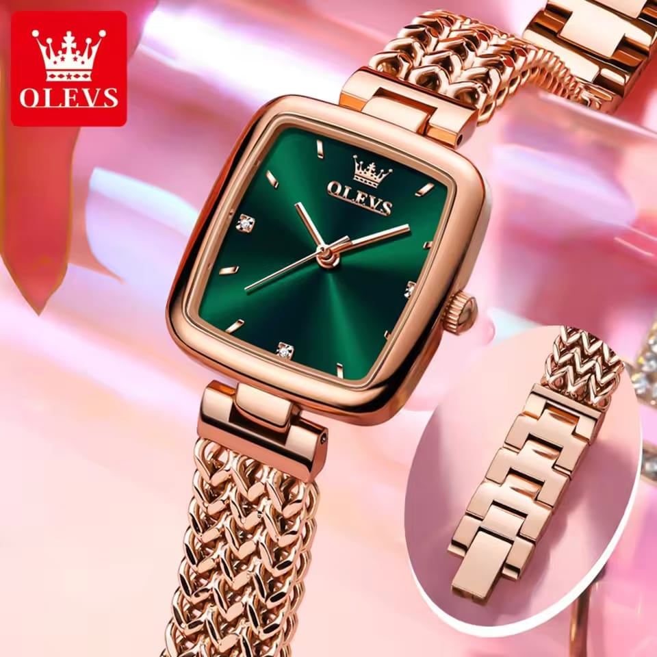 Picture of Girls Watch in Green New Style