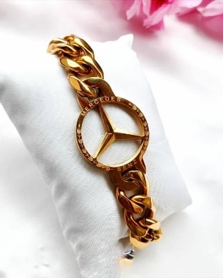 Picture of Stylish Stunning Tone Link Design Bracelet Mercedes