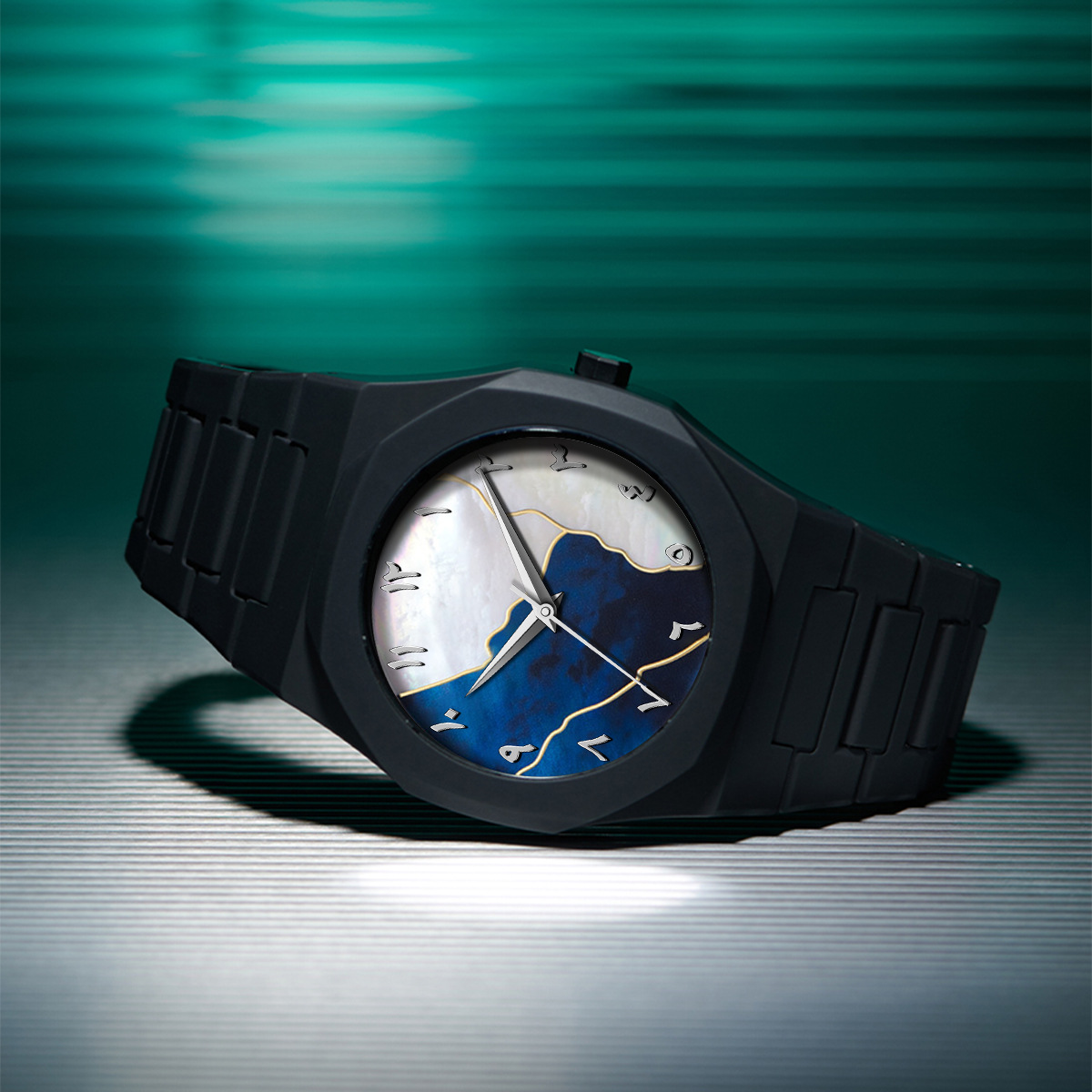 Picture of Aura watch 2025 New Arabic Aura Watch Black For Men