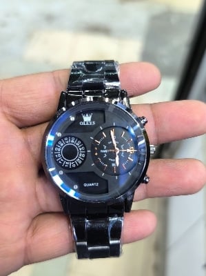 Picture of Olevs Chain Analog Sports Watch for Men-ROUND