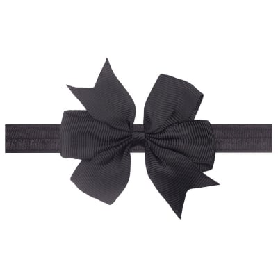 Picture of Baby Headband Flower Design Solid Color Baby Girls Hairband