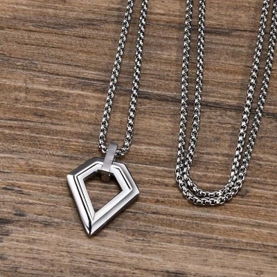 Picture of High Quality Men Fashion Jewellery Stainless Steel Round Chain Necklaces