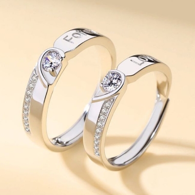 Picture of Adjustable Couple Rings for Men and Women - Adjustable