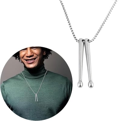 Picture of Stainless Steel Stylish Chain with Locket For Men's - Silver