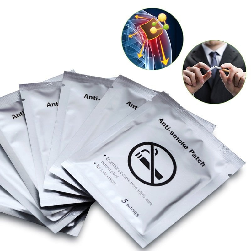Picture of Anti Smoke Patch Quit or Stop Smoking Natural Ingredients Patch, AMAZING RESULTS - Brown