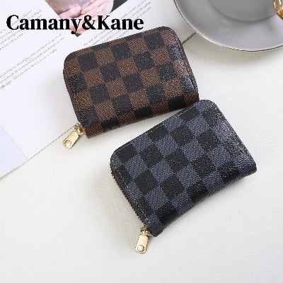 Picture of Brown Color ID Cards Holders Bank Credit Bus Cards Card Holder Organizer  For Men
