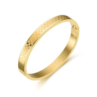 Picture of Adjustable Black Kada Bracelet Gents