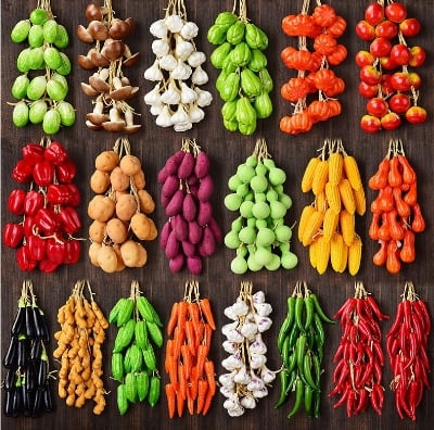 Picture of Decorative Plastic Fruit & Veggie String for Home