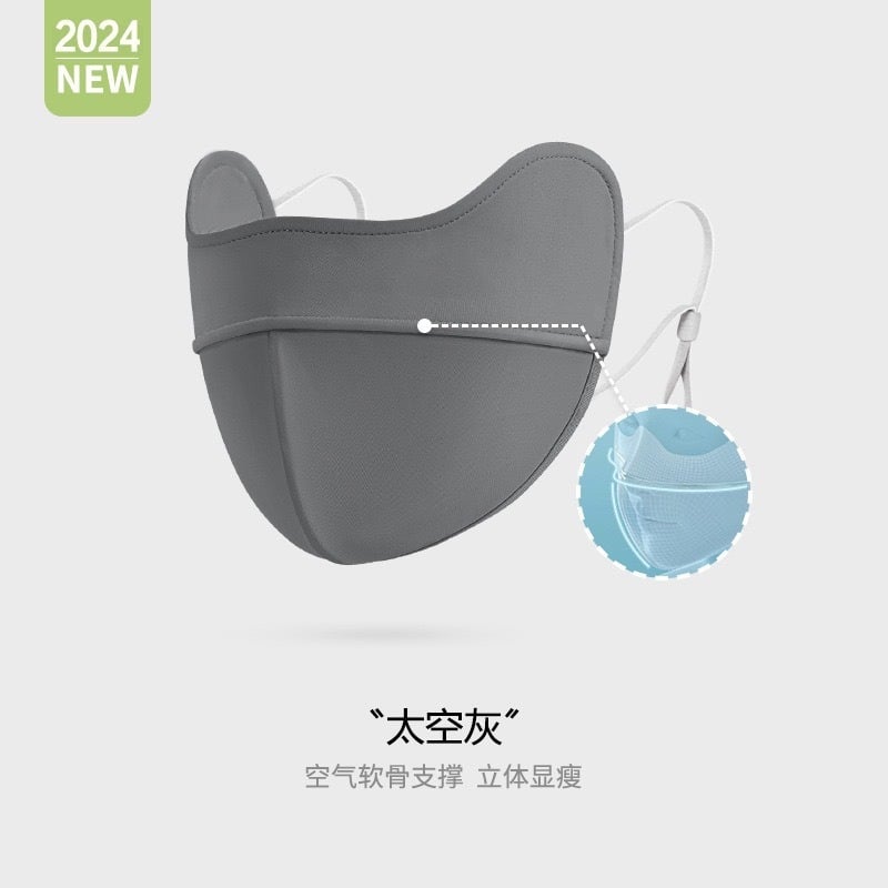 Picture of Black Windproof & Dustproof Face Mask (Slim Fit, Comfort)
