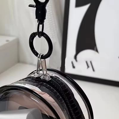 Picture of Portable Power Bank Cable Clear Pouch - Black