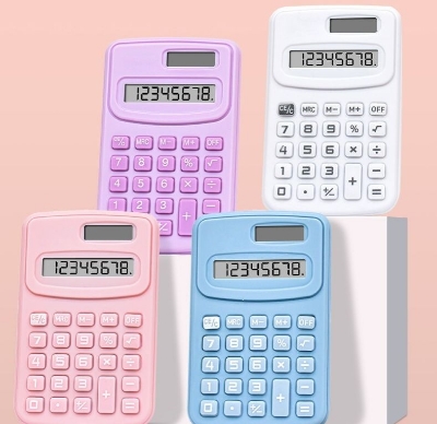 Picture of Portable 8-Digit Electronic Calculator