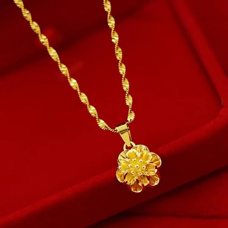 Picture of Luxury Look Gold Plated Pendant Necklace - Gold