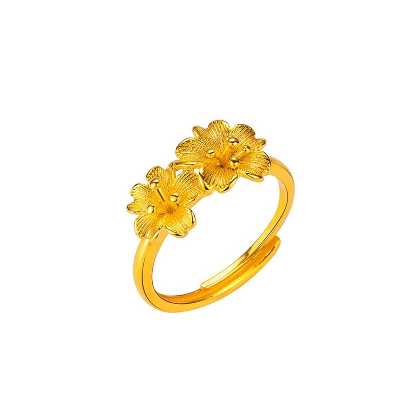 Picture of Exclusive Artificial Plated & Ring For Women - Gold
