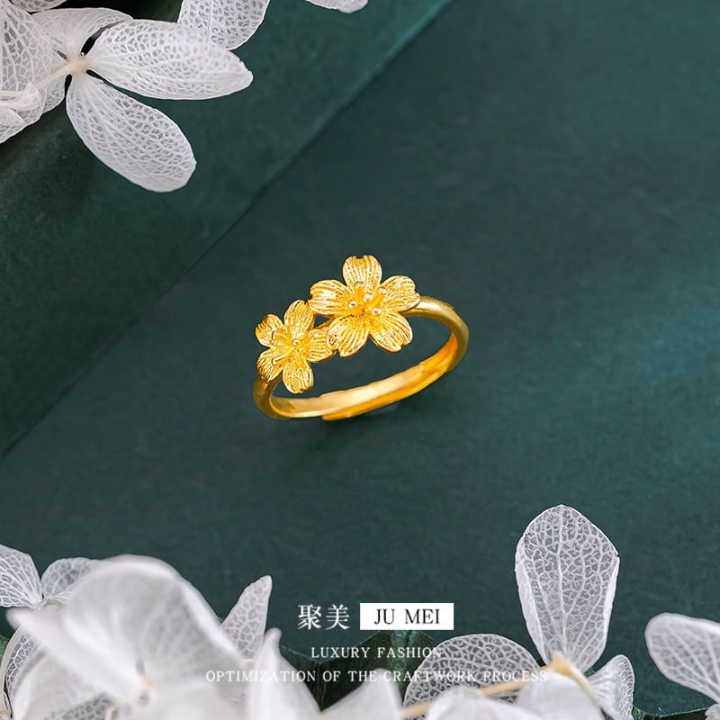 Picture of Exclusive Artificial Plated & Ring For Women - Gold