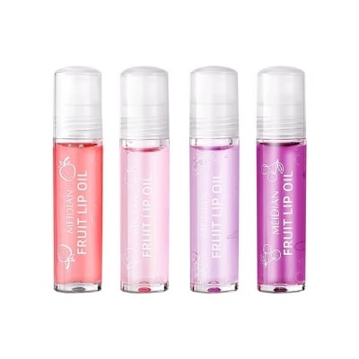 Picture of Hydrating Crystal Clear Fruit Lip Oil Set for Women - multicolour