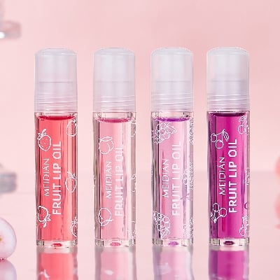 Picture of Hydrating Crystal Clear Fruit Lip Oil Set for Women - multicolour