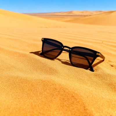Picture of Simple Fashion Black Square Eye Glasses - Black