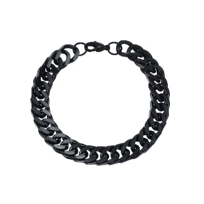 Picture of Minimalist & Modern: 316L Stainless Steel Men's Bracelet - Black