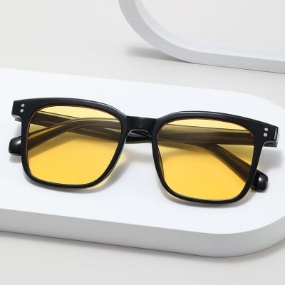 Picture of Classic Square Yellow Lens Anti-UV Sun Glasses