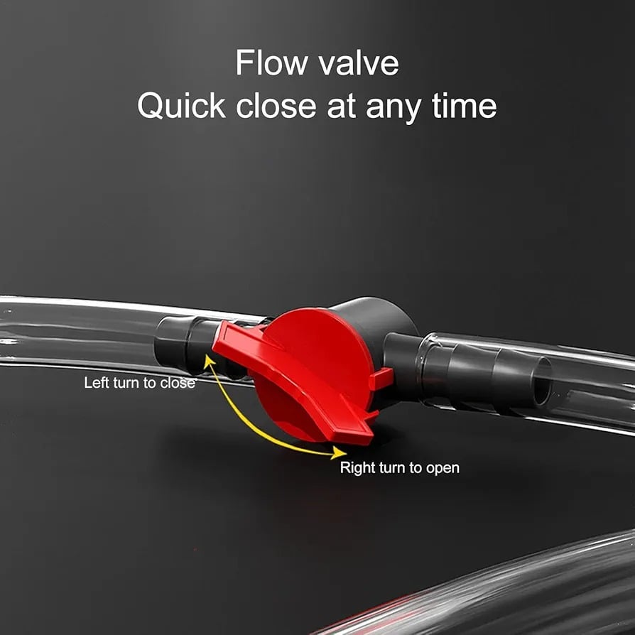 Picture of Hand Pressure Fuel Pump for Car Motorcycle Petrol Diesel Transfer - Black