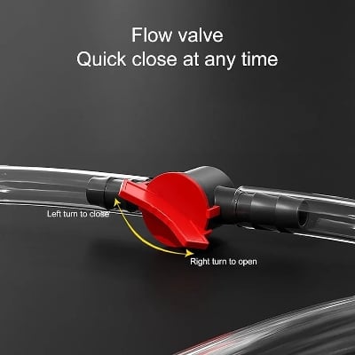 Picture of Hand Pressure Fuel Pump for Car Motorcycle Petrol Diesel Transfer - Black