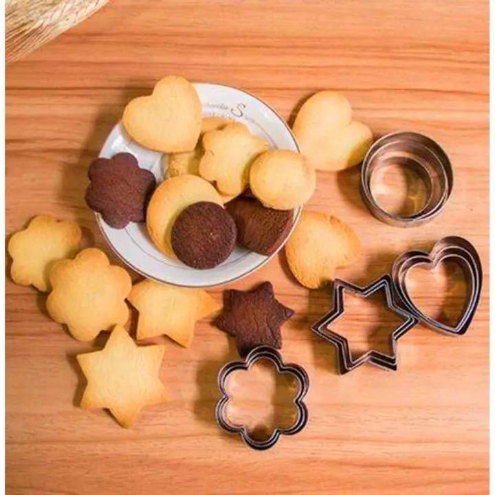 Picture of Reusable Cookie Mold Set for Baking Lovers - Silver