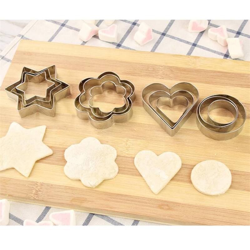 Picture of Reusable Cookie Mold Set for Baking Lovers - Silver