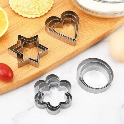 Picture of Reusable Cookie Mold Set for Baking Lovers - Silver