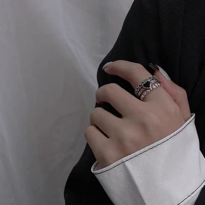 Picture of Athleisure - Avant Grade - Highly Durable - New Heart-shaped Ring for Women - Sustainable Choice - Well Inspired & Crafted - Silver