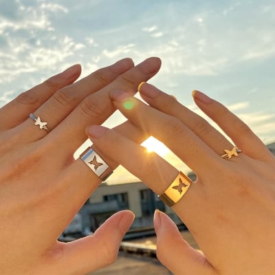 Picture of Athleisure - Avant Grade - Custom Experience - Ring For Girls - Couture - High-end - Comfortable and Vintage - Designed - Urban Vibes