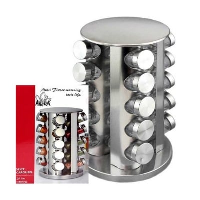 Picture of Multi Flavor Seasoning Taste Life Spice Rack 16 Jar