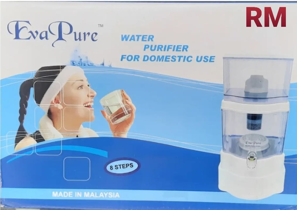 Picture of Eva pure 32 l পানির ফিল্টার-সাদা