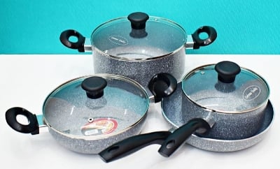 Picture of Kiam Non Stick 7 Pcs Cookware Set