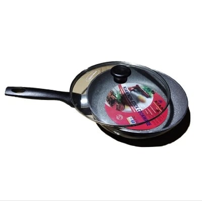 Picture of Kiam Non Stick Induction  Fry Pan With Glass Lid 26 Cm