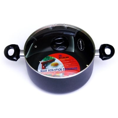 Picture of Kiam Non Stick Induction Casserole (Sauce Pan) With Glass Lid 28-CM
