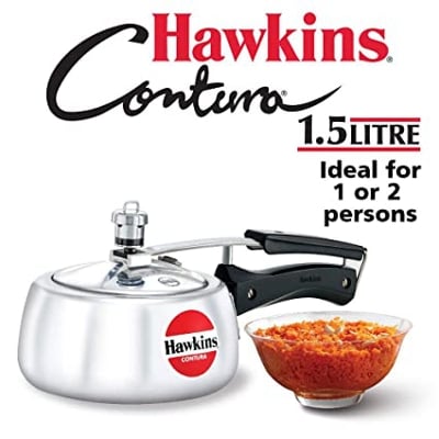 Picture of Hawkins contura 1.5 L Pressure Cooker (Aluminium)